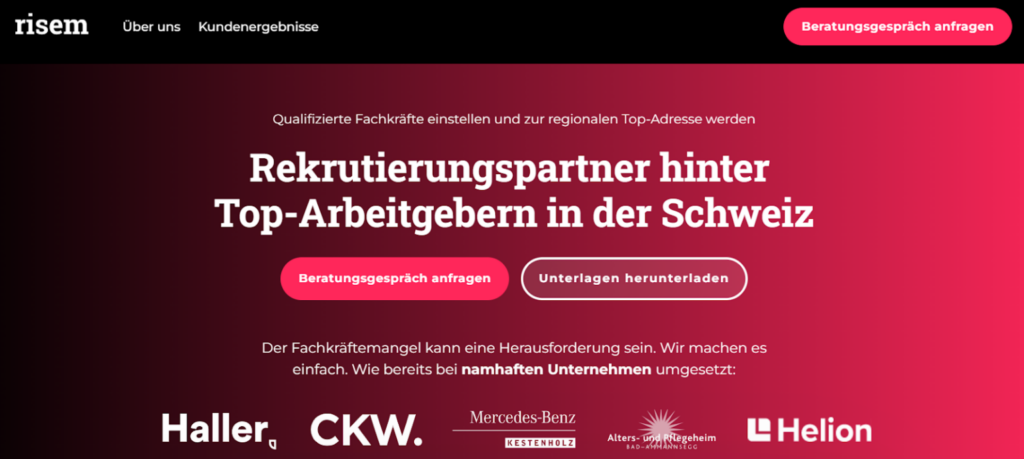 glow careers beste social recruiting agentur risem