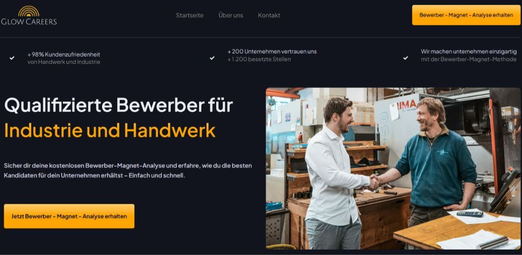 Glow Careers besten Partner zur Personalbeschaffung