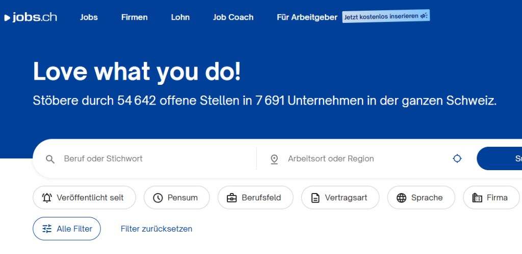 jobs.ch partner zur personalbeschaffung