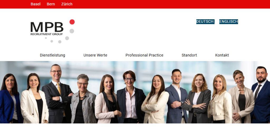 mpb recruitment group headhunter schweiz
