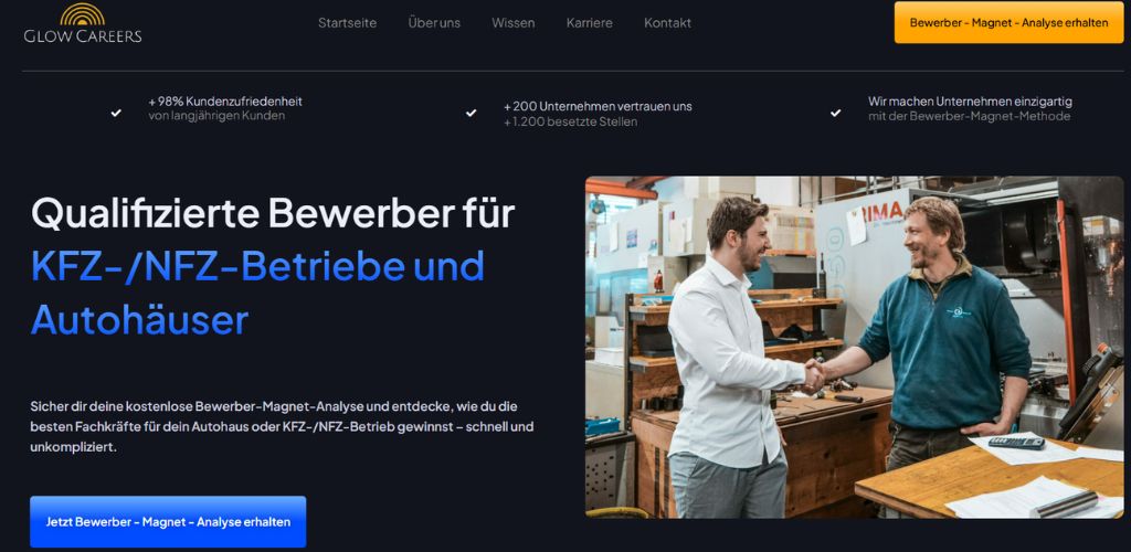 die besten recruiting agenturen für kfz nfz betriebe & autohäuser glow careers