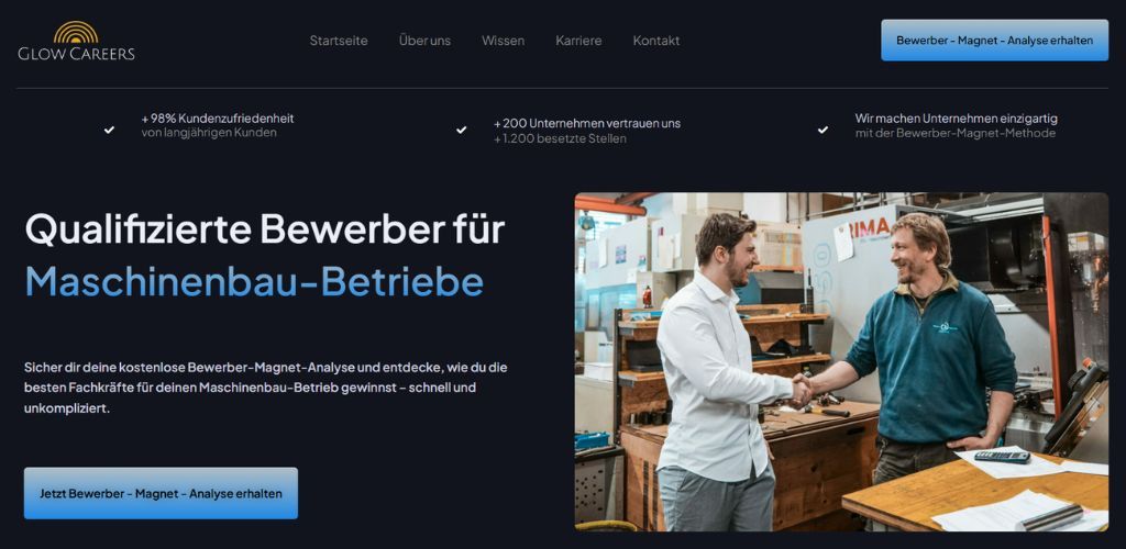 die besten recruiting agenturen für maschinenbau glow careers