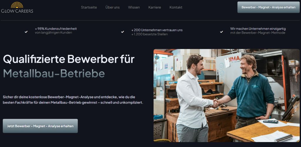 die besten headhunter für metallbau glow careers