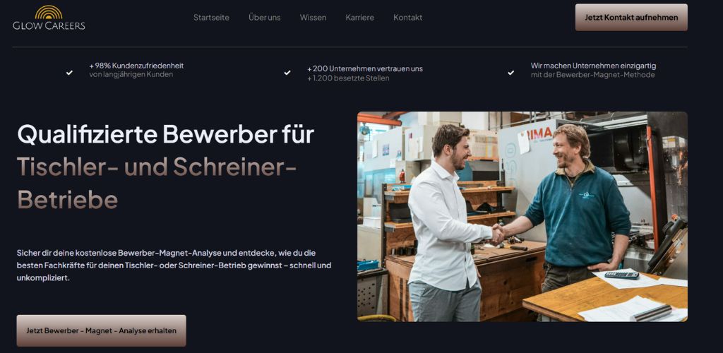 die besten headhunter für tischler & schreiner glow careers