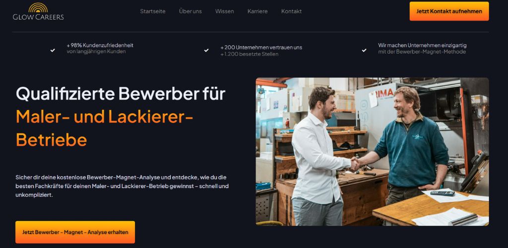 die besten personalvermittlungen für maler- und Lackierer glow careers