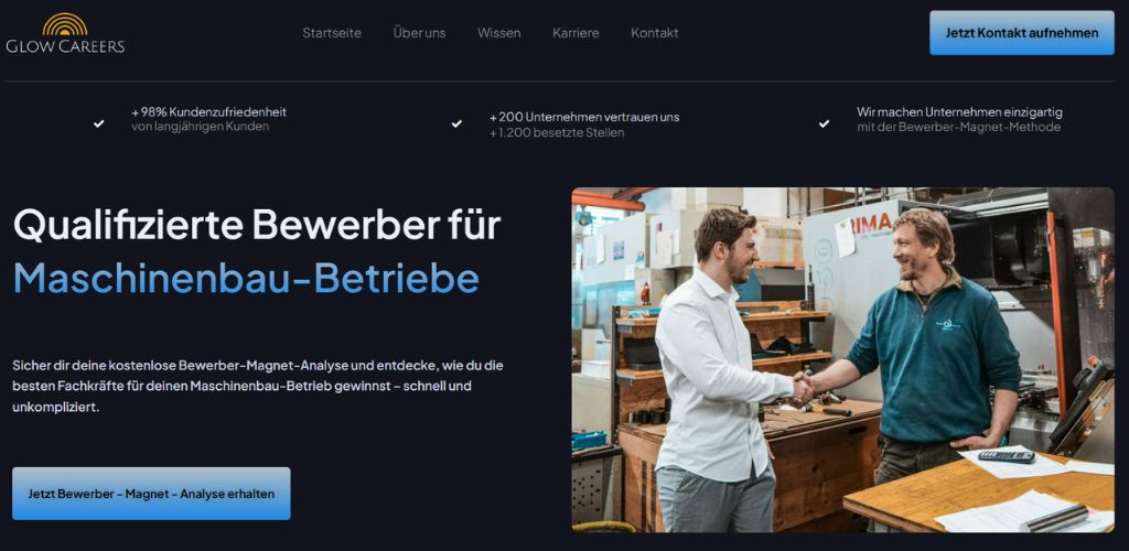 die besten personalvermittlungen für maschinenbau glow careers