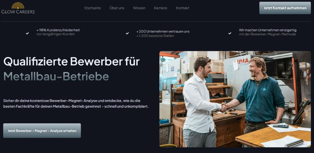 die besten personalvermittlungen für metallbau glow careers