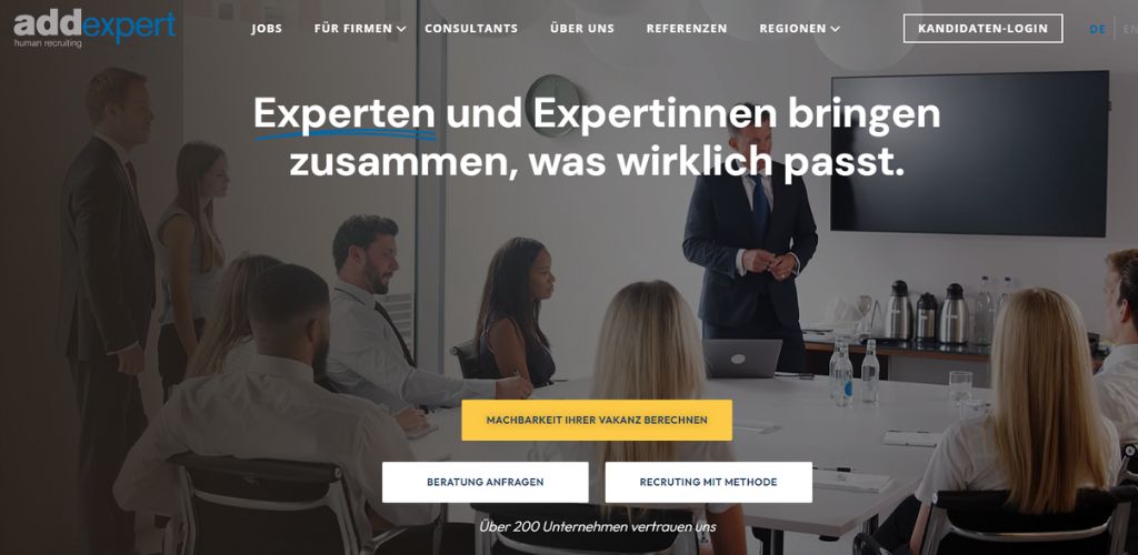 headhunter für tischler & schreiner addexpert