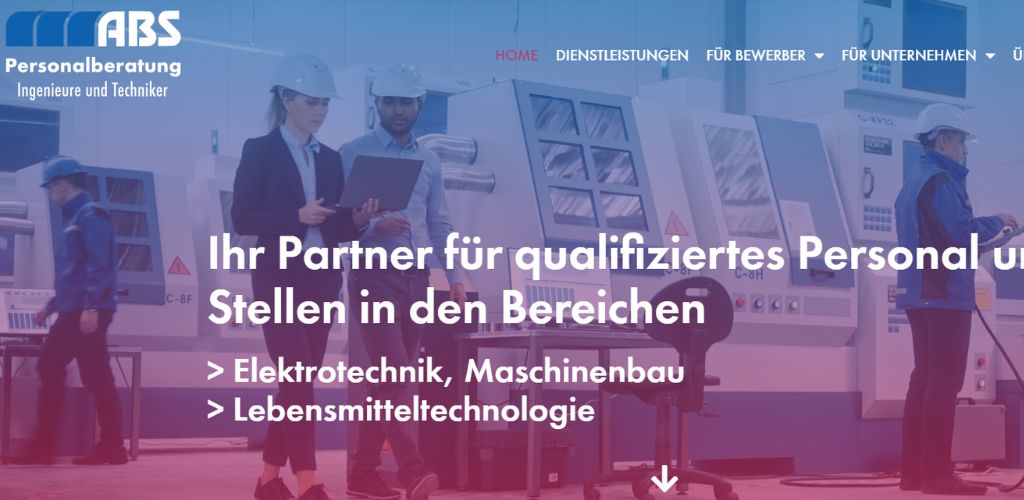 personalvermittlung für elektrotechnik abs personalberatung
