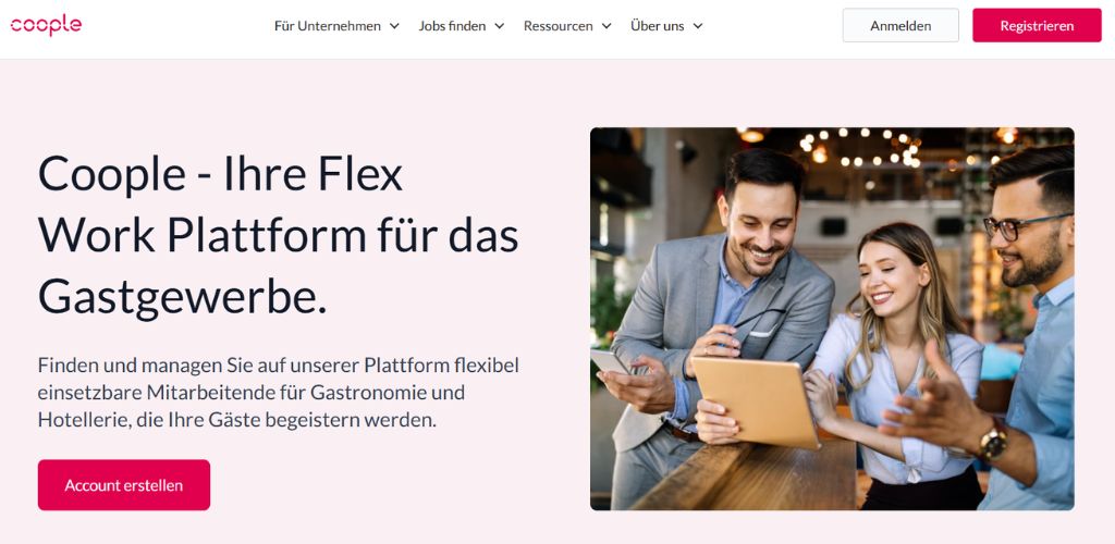 personalvermittlungen für gastrobetriebe coople
