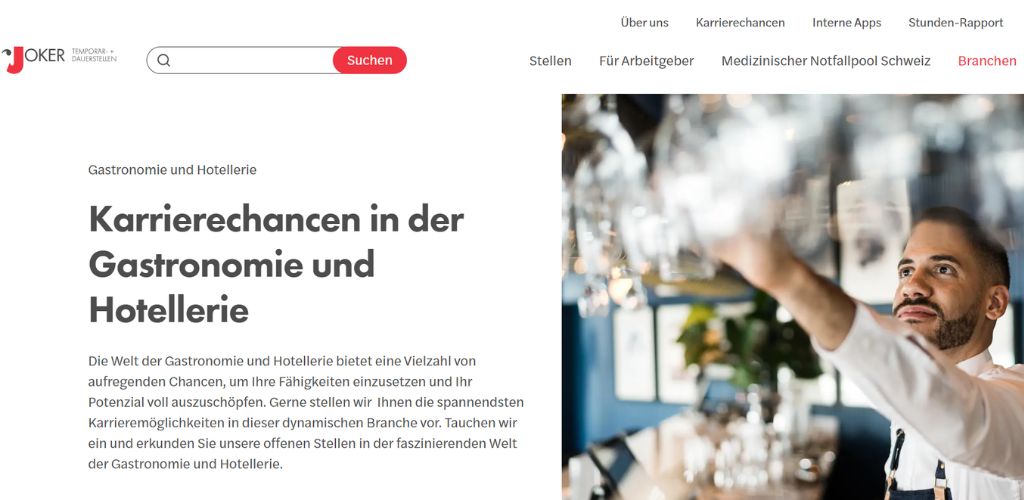 personalvermittlungen für gastrobetriebe joker personal