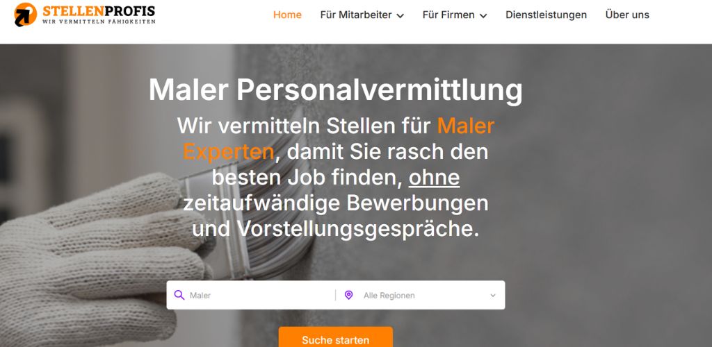 personalvermittlungen für maler- und Lackierer stellen profis