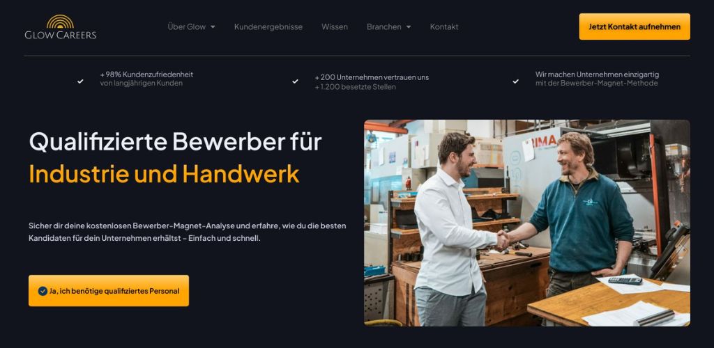 die besten headhunter in bern glow careers