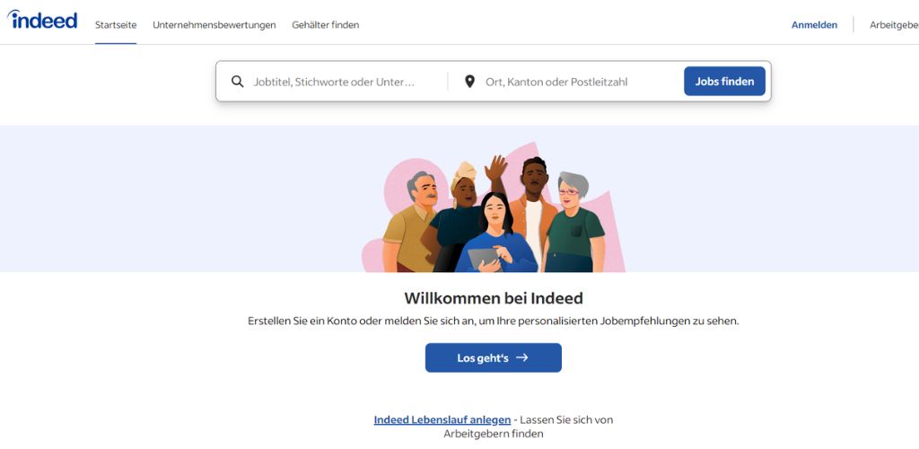 die besten jobbörsen schweiz indeed