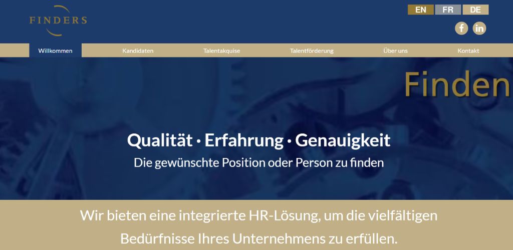 headhunter in lausanne finders