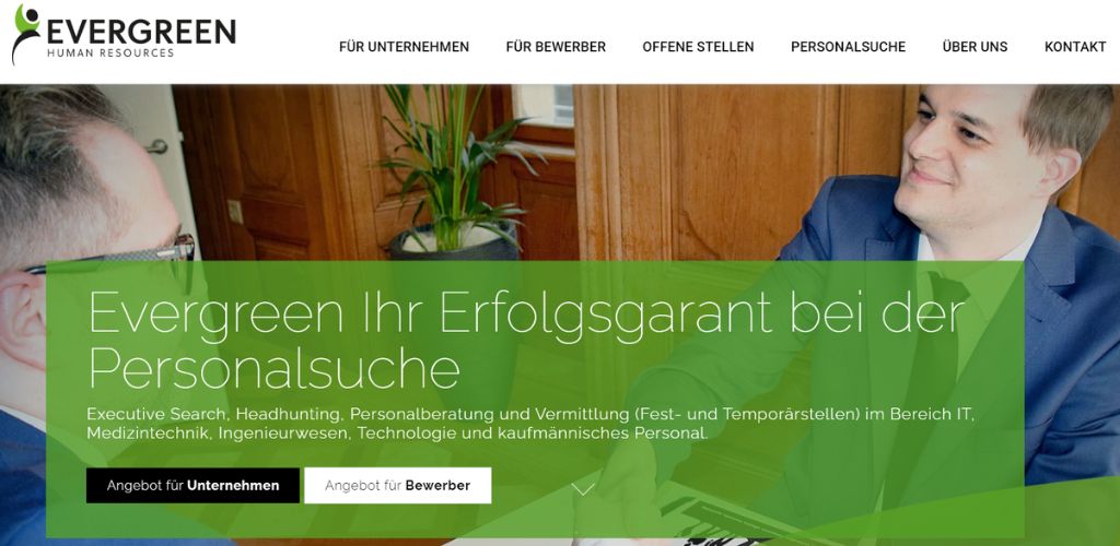 headhunter in winterthur evergreen human resources