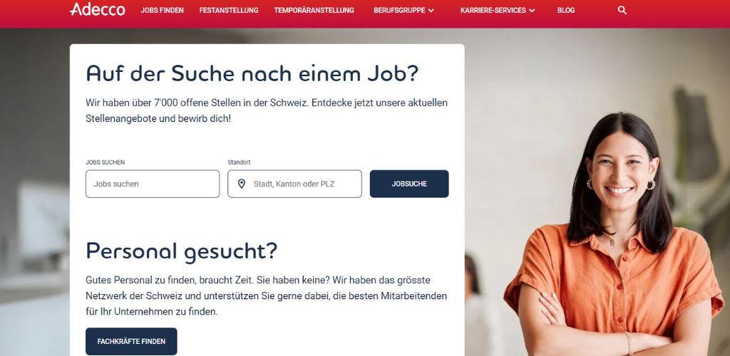 anbieter für arbeitnehmerüberlassung schweiz adecco
