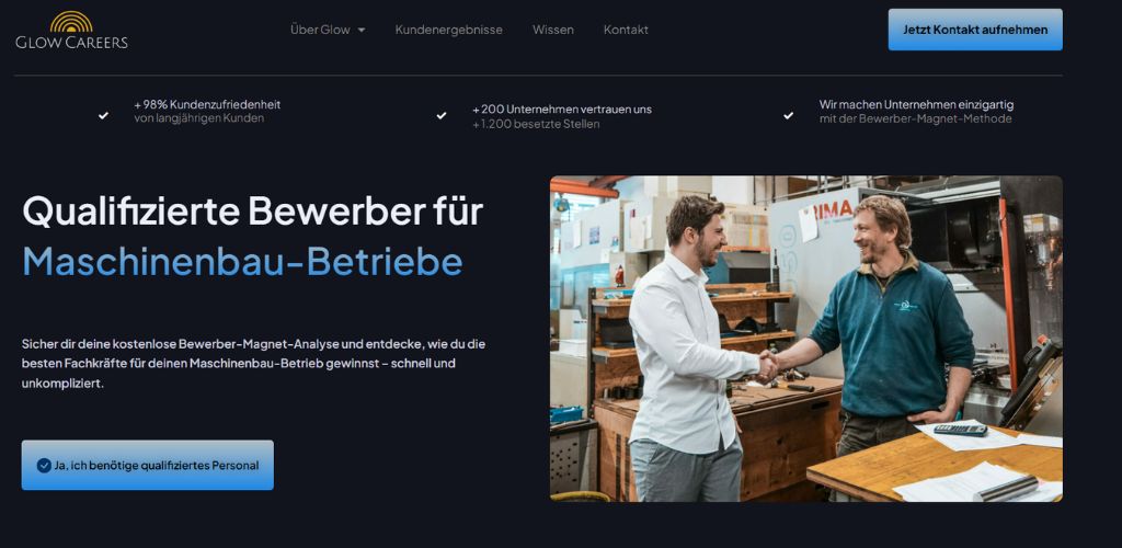 besten personalberater für maschinenbauunternehmen glow careers